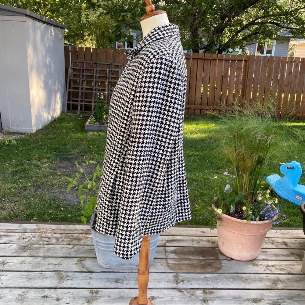 Tanjay Blazer Houndsooth Button Down Lined Jacket - image 8